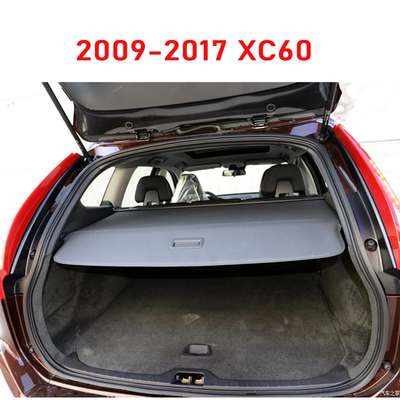 Couverture d'étagère de colis de coffre pour Volvo, porte-bagages arrière  rétractables, accessoires de rideau d'espacement, XC60 2022 2021 2020 2019  2018 2009-2017 - AliExpress