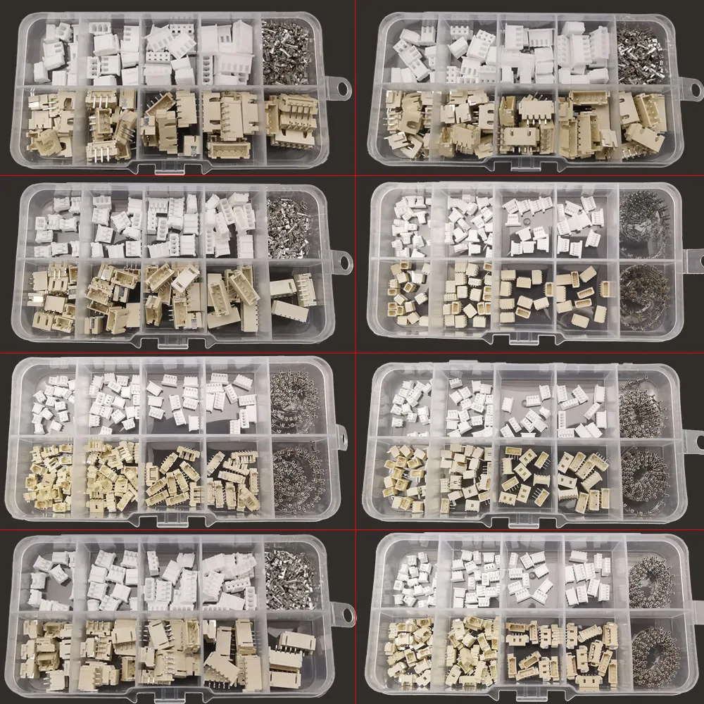 1 กล่อง JST XH 2.54/PH 2.0/SH 1.0/JST 1.25 ชายปลั๊กซ็อกเก็ตหญิง Terminal Pin Header Connector แนวนอน/แนวตั้ง 1