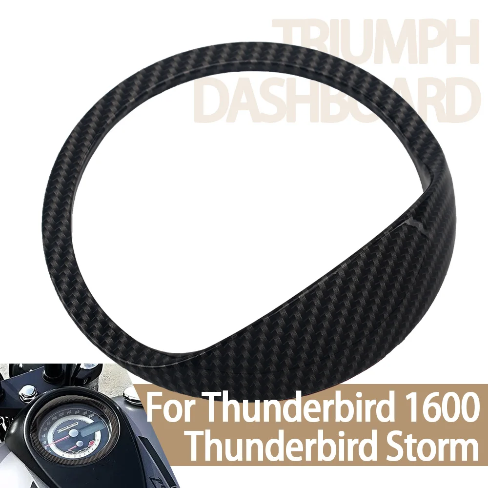 Per Thunderbird 1600 Storm Motocycle Carbon Look Instrument Hat Parasole Meter Cover Guard Protection Fit