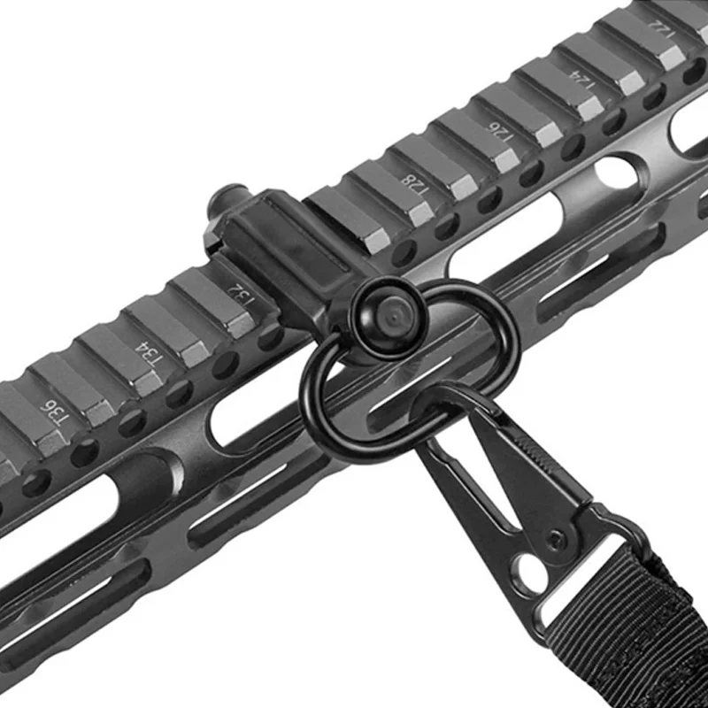 TOURBON Gun Mount Sling Swivels Clip Metal Fit Bolt Action Shooting Rifles In AU - Foto 6