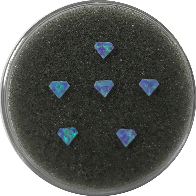 Diamond Shape Tooth Gemstone Opal Dental Stick Stone