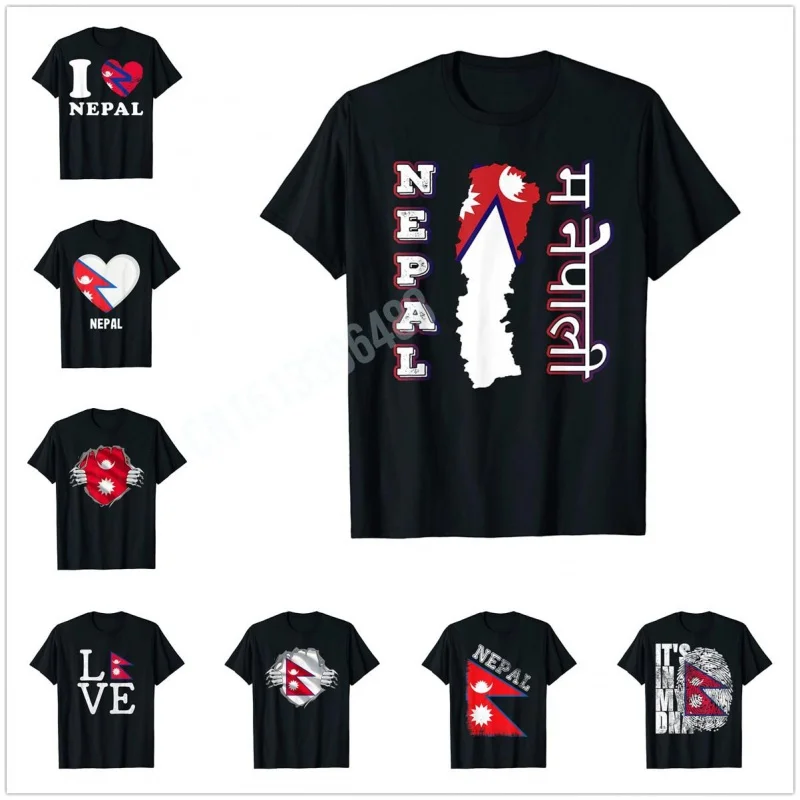 

Men Women T Shirt More Design Nepal Roots Flag Patriotic Nepali Heritage Patriot Day T-Shirt Hip Hop Tops 100% 100% Cotton Tees