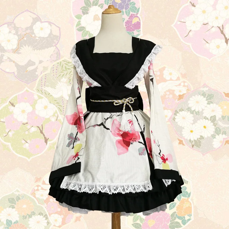 Cotton Kimono Modified Cosplay Women's Paradise Pure Land and Romantic Lolita Dress