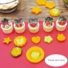 4/5/10/14 Piece Stainless Steel Vegetable and Fruit Shaping Cutting Mold, Fruit Salad Making Cutter, Vegetable and Fruit Embossi 3