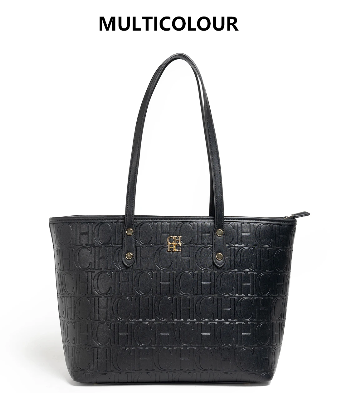 CH 2026 Embossed Tote Bag Set Interior