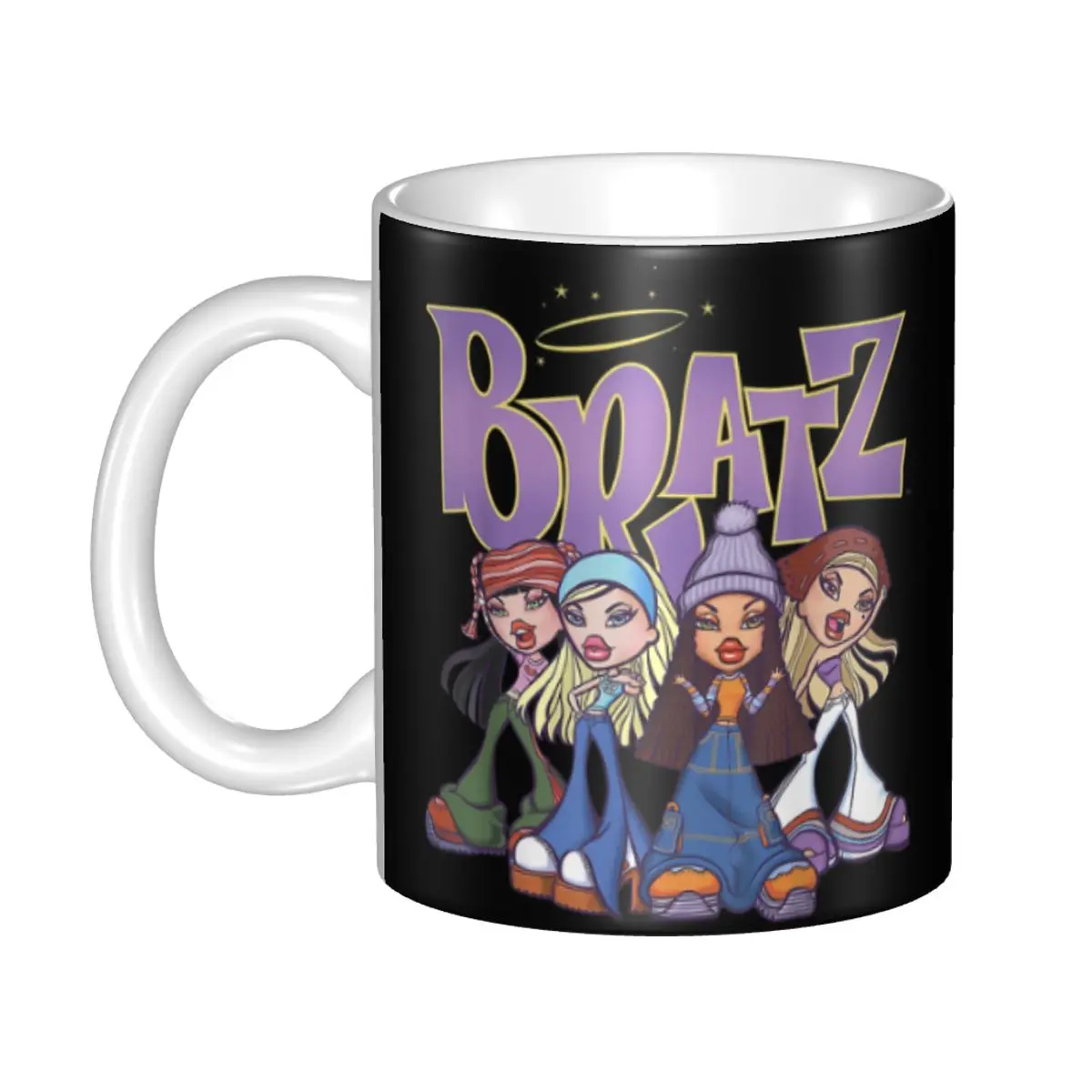 Bratz Street Y2K Girl Rock Princess Large Capacity Mug Fashion