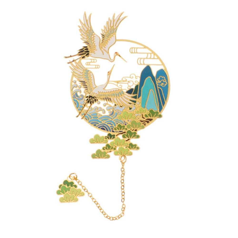 

Латунный подвесной ретро-Книжный зажим в китайском стиле с язычными знаками студенческий подарок канцелярские принадлежности стиль А