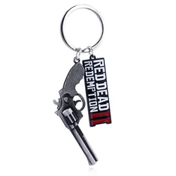 Arthur Morgan Revolver Keyring - Red Dead Redemption Western Fan Gift Keychain (K00423 - 01)