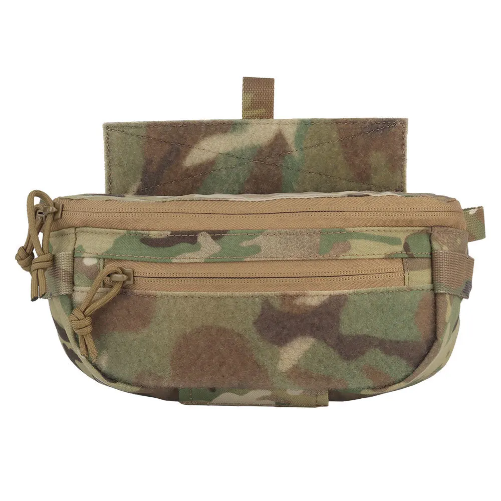 Tactical Hanger Pouch Compact Abdominal Dangler Pack Quick Release Shoulder Bag Integrates Military Vest Plate Carrier Airsoft