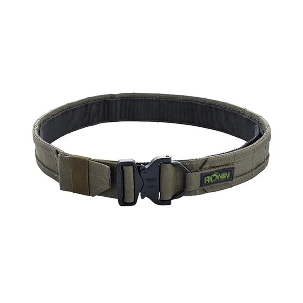 New 1.5 Inch Double Layer Belt Tactical Molle Belt Multicam CS Outdoor  Hunting Combat Belt