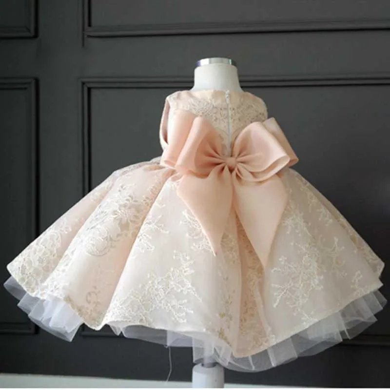 

Children Spanish Dress Children Princess Vestidos Baby 1 Year Birthday Party Ball Gown Flowers Girls Wedding Baptism Dresses
