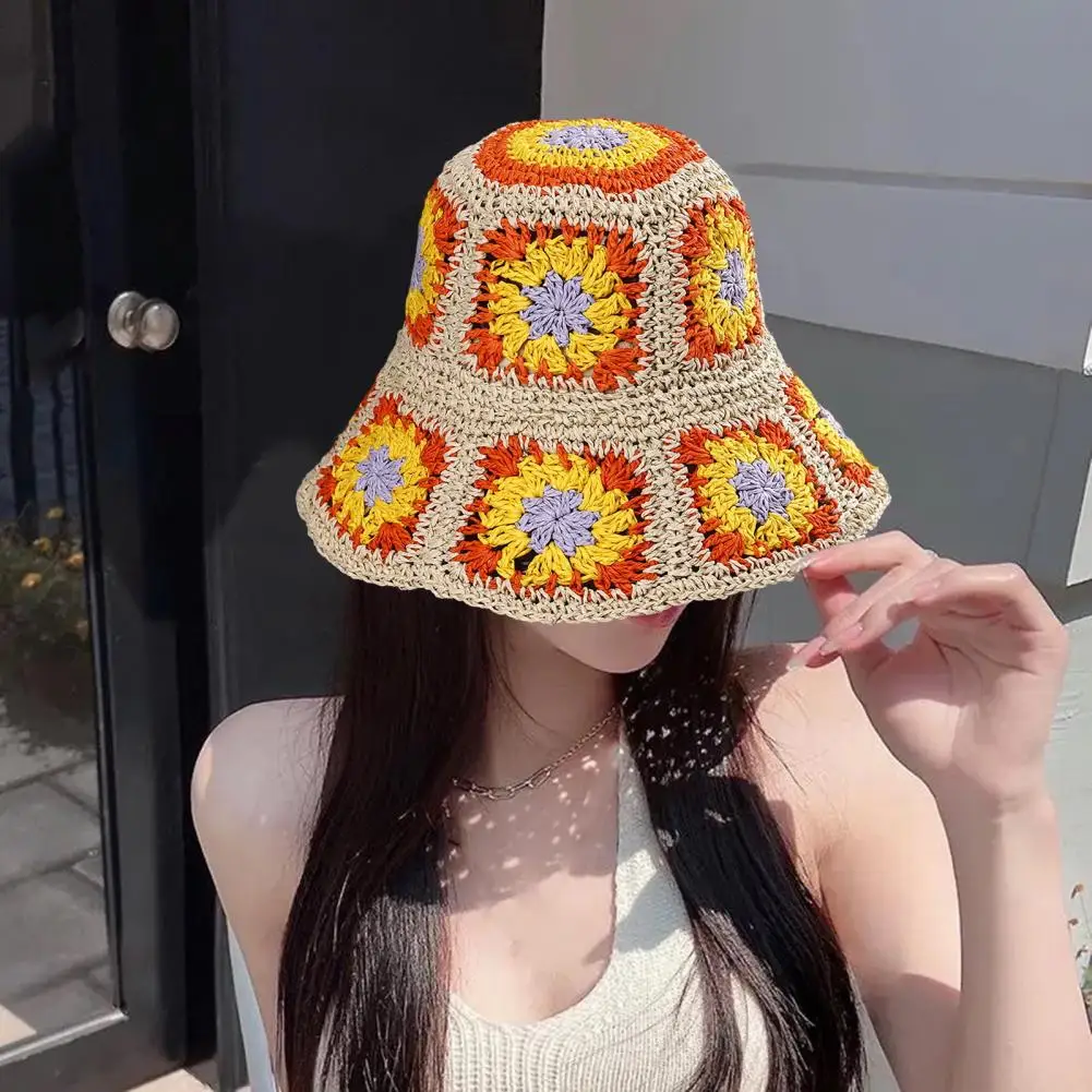 

Double-sided Foldable Bucket Hat for Women Girls Summer Sun Hat Visor Fisherman Cap Anti-UV Wide Brim Sunscreen Hats Caps Gorra