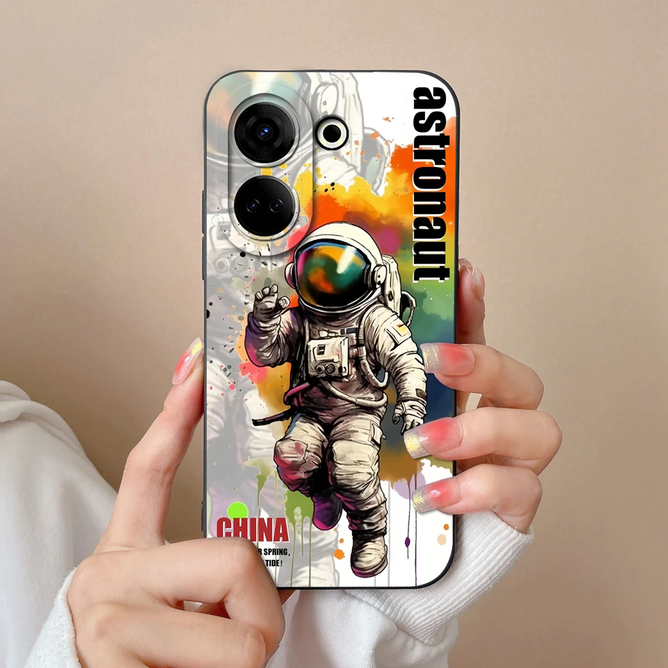 Soft Slim Liquid Silicone Phone Case - Anti-Slip Cute Chubby Boy Girl Design Back Cover