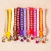 10pcs Colorful Pet Collars with  Bell 23 Different Colors Manufacturers Wholesale Directly Puppy Cat Collar 4