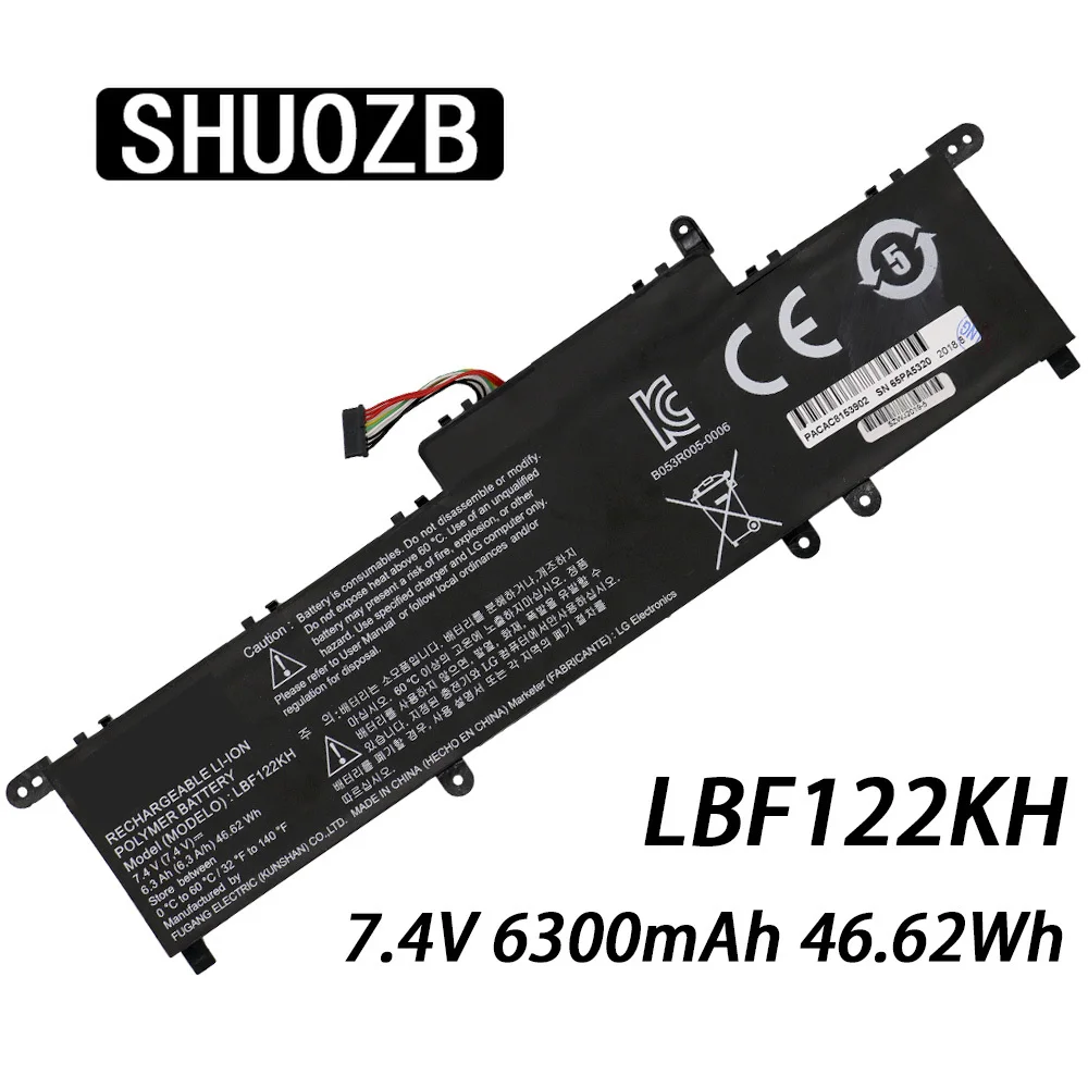 

New LBF122KH Laptop Battery For LG Xnote P210 P220 P330 Series Tablet Notebook Batteries 7.4V 6300mAh 46.62Wh Free Shipping