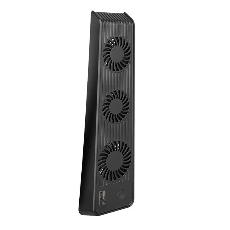 For PS5 Console External Host Cooling Fan Vertical 3 Silent Fan Stand With External USB Port, For Ps5 Game Host Accessories