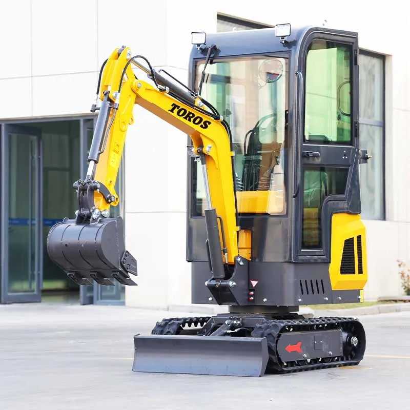 TOROS Mini-Bagger Offizieller Einheitspreis EPA-Motor Landwirtschaftlicher Raupenbagger Mikro-Bagger Neuer Maßgefertigter Mini-Bagger für Zuhause