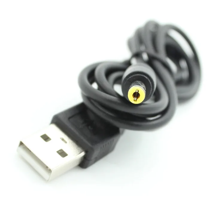 게임용 USB 충전기 케이블, PSP 1000 2000 3000, USB 5V 충전 플러그, USB to DC 플러그 전원 코드