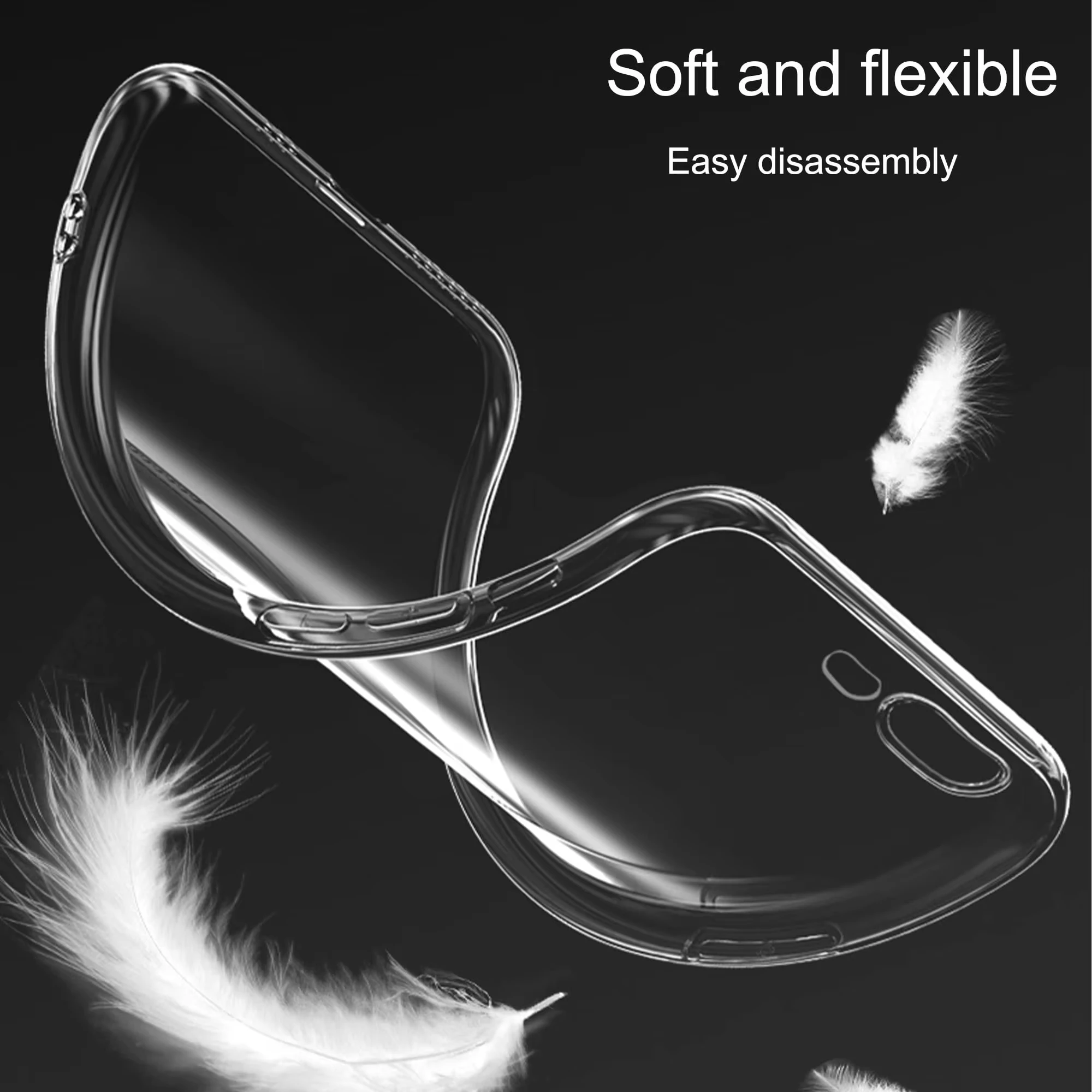 Ultra Thin Transparent Shockproof Soft Phone Case