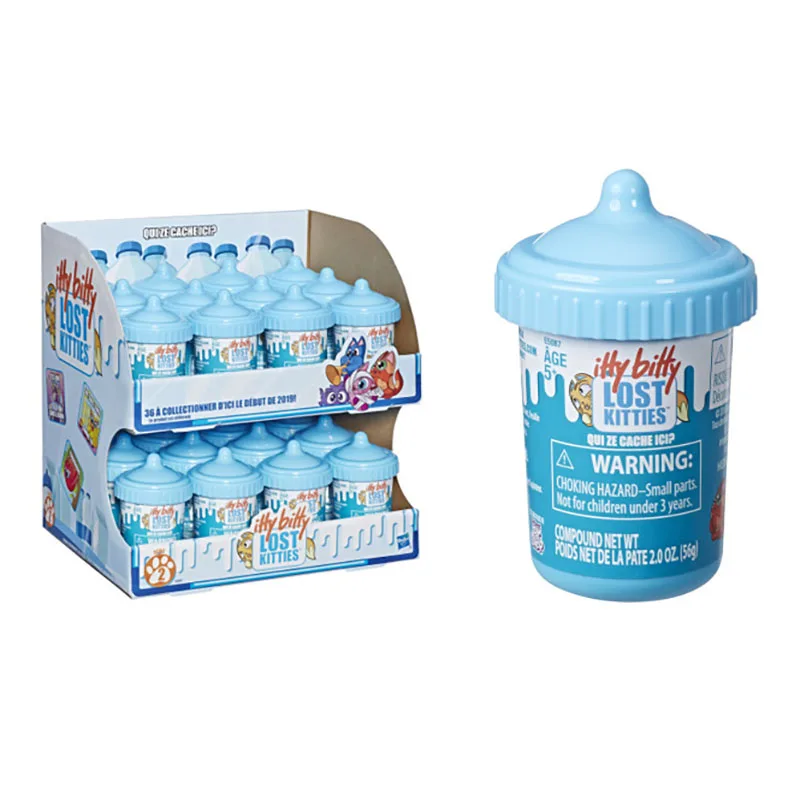 

Original Hasbro Lost Kitties Play Doh Kawaii Blind Mystery Box Action Figures Cute Cat Surprise Toys for Kids Children Gift