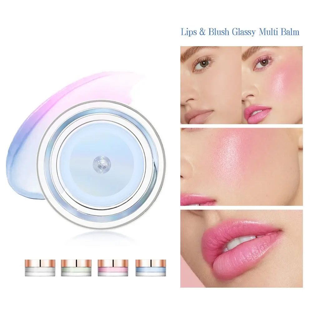 

Transparent Color Changing Blush Lipgloss Hydrating Waterproof Liquid Blush Moisturize Temperature Change Gel Blusher Beauty