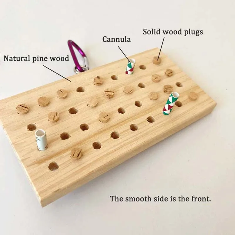Parrot Bird Toys Hanging Solid Wood Keyboard Training Puzzle Stress Relief Gnawing Teething Birdcage Accessories