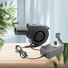 6000RPM BBQ Blower 15W Air Blower Smelting Metal Fan with Variable Speed Controller Barbecue Fan for Camping Stove Cooking Fans 2
