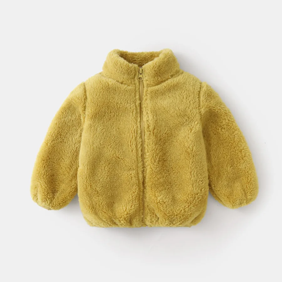 Child Autumn Winter Costume Solid Color Outerwear Jacket