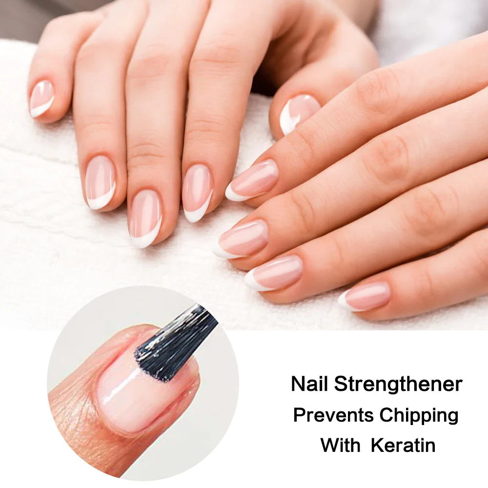 Tinovo Uno Keratin Nail Strengthener Growth 3 Days Prevents Chipping Stronger Nails Calcium Protein Formula Nail Hardener Polish nail treatment