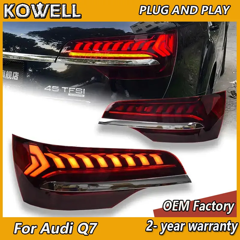 

Car Styling for Audi Q7 Tail Lights 2006-2015 Q7 Taillights DRL Daytime Running light Fog Brake Dynamic Turn Signal Reversing