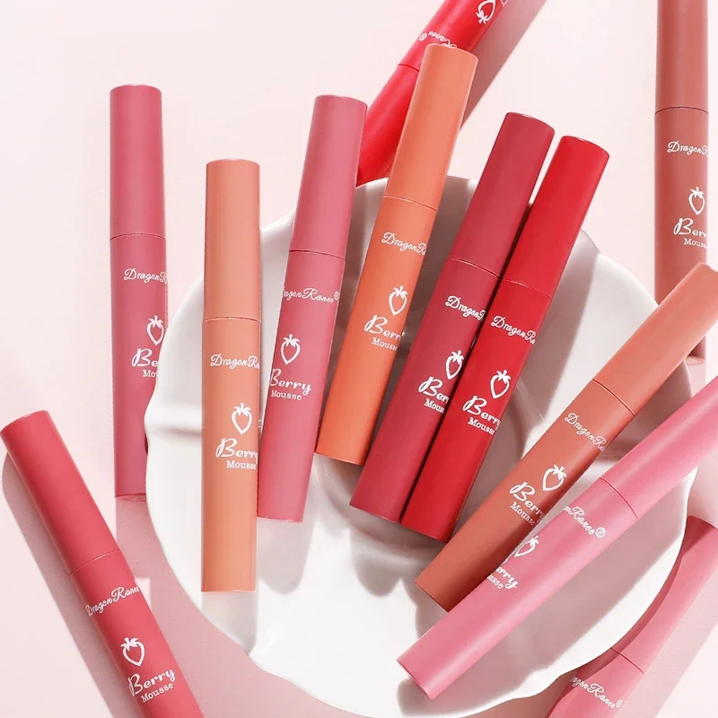 Lip gloss Makeup Matte Nude Liquid Lipstick 12 Colors Waterproof Long Lasting Lip Gloss Lipstick 1PC