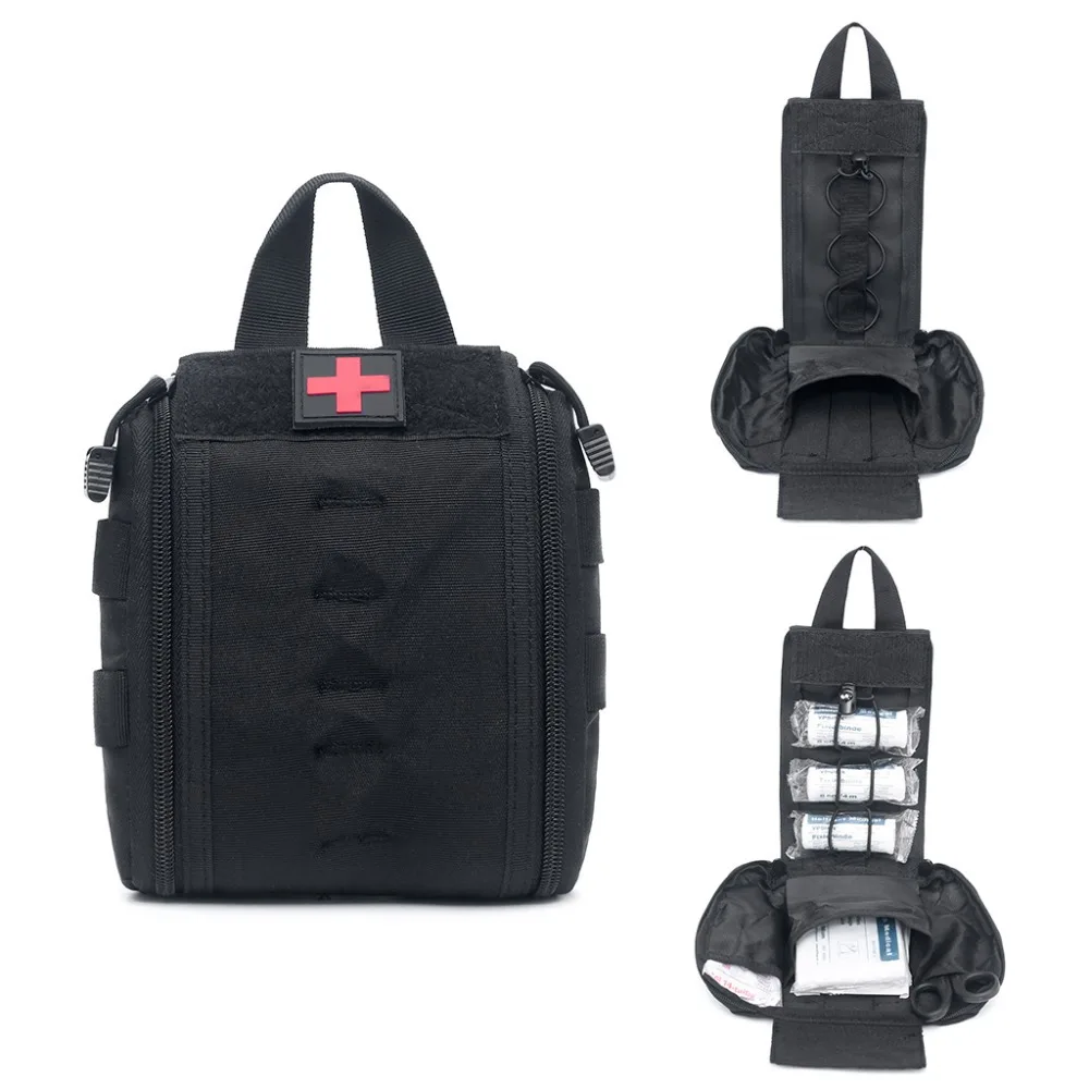 EDC Medical Bag Molle Tactical Pouch First Aid Kits Outdoor Male Car Emergency Camping Hiking Survival EMT Utility Pack Hunting