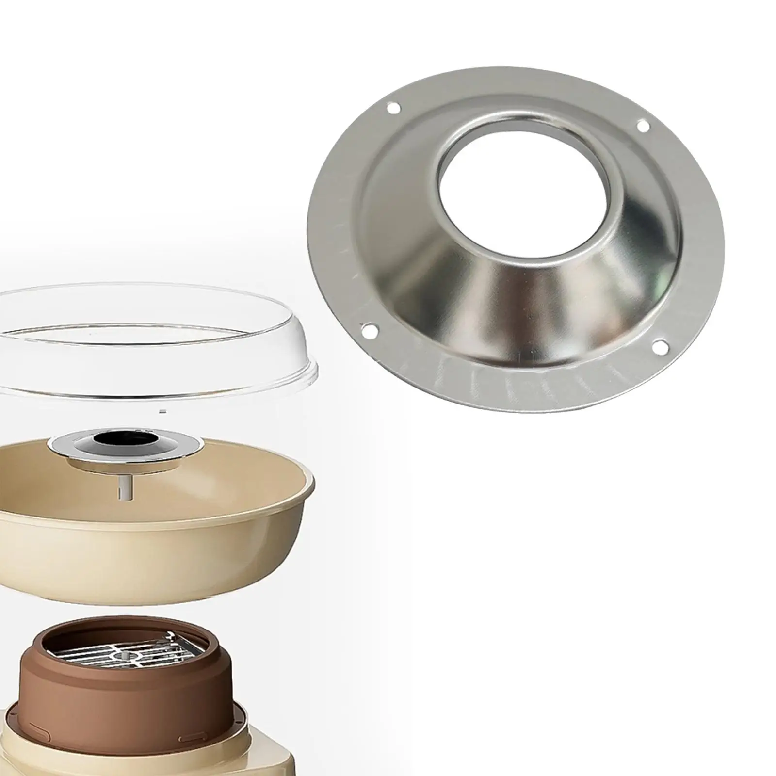 Cover for Heating head Heating tip Sugar outlet Electric Commercial Candy Floss Cotton Machine Cotton Sugars Candy machine cotton candy machine cover candy floss maker parts