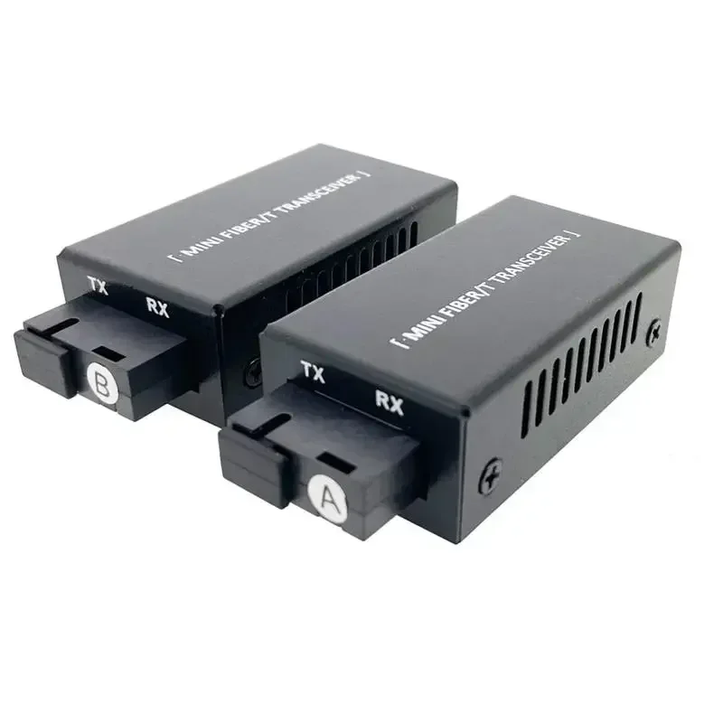 Supper mini FTTH 1 Pair Gigabit Optical Media Converter 10/100/1000Mbps Mode Single Fiber SC Port 20KM PCBA