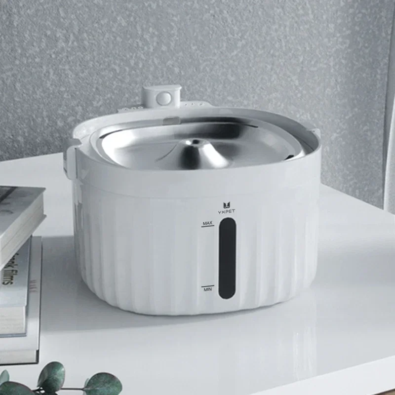 

Умный беспроводной автоматический диспенсер для воды для кошек, перезаряжаемый циркуляционный дозатор воды для домашних животных, автоматическая подача воды из нержавеющей стали