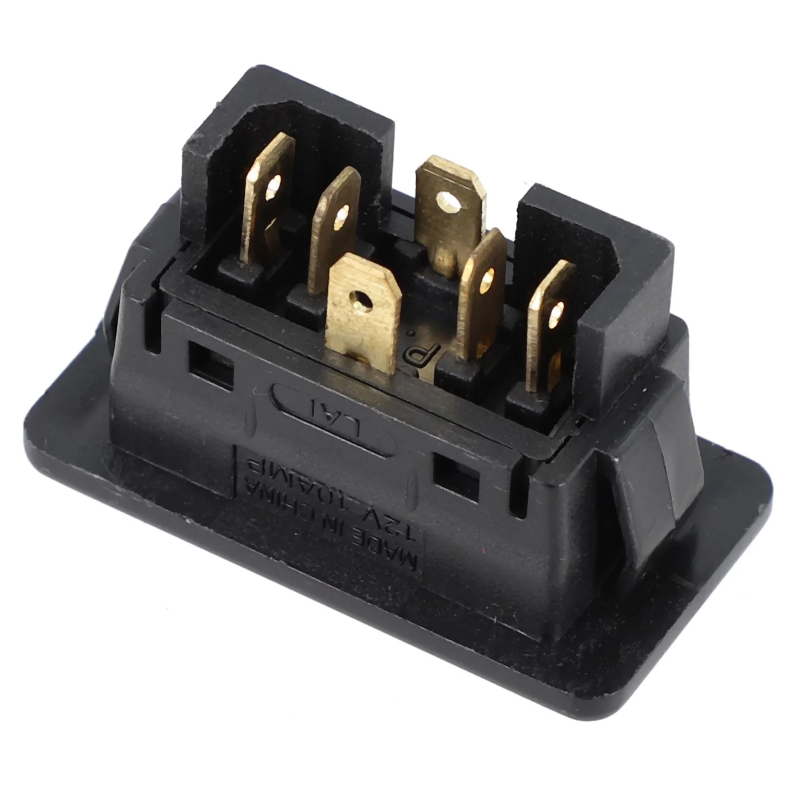 

Car 6-pin Car Glass Lifter Switch Electric Power Switch Button With Green Light 12/24V 10A Auto Power Window Switch ON/OFF
