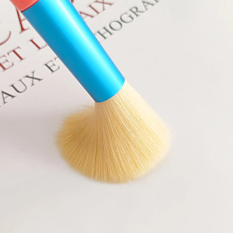 15Pcs Makeup Brushes Set Professional Powder Foundation Eyeshadow Blending Brushes Colourful Maquiagem Rainbow Cosmetic Tools