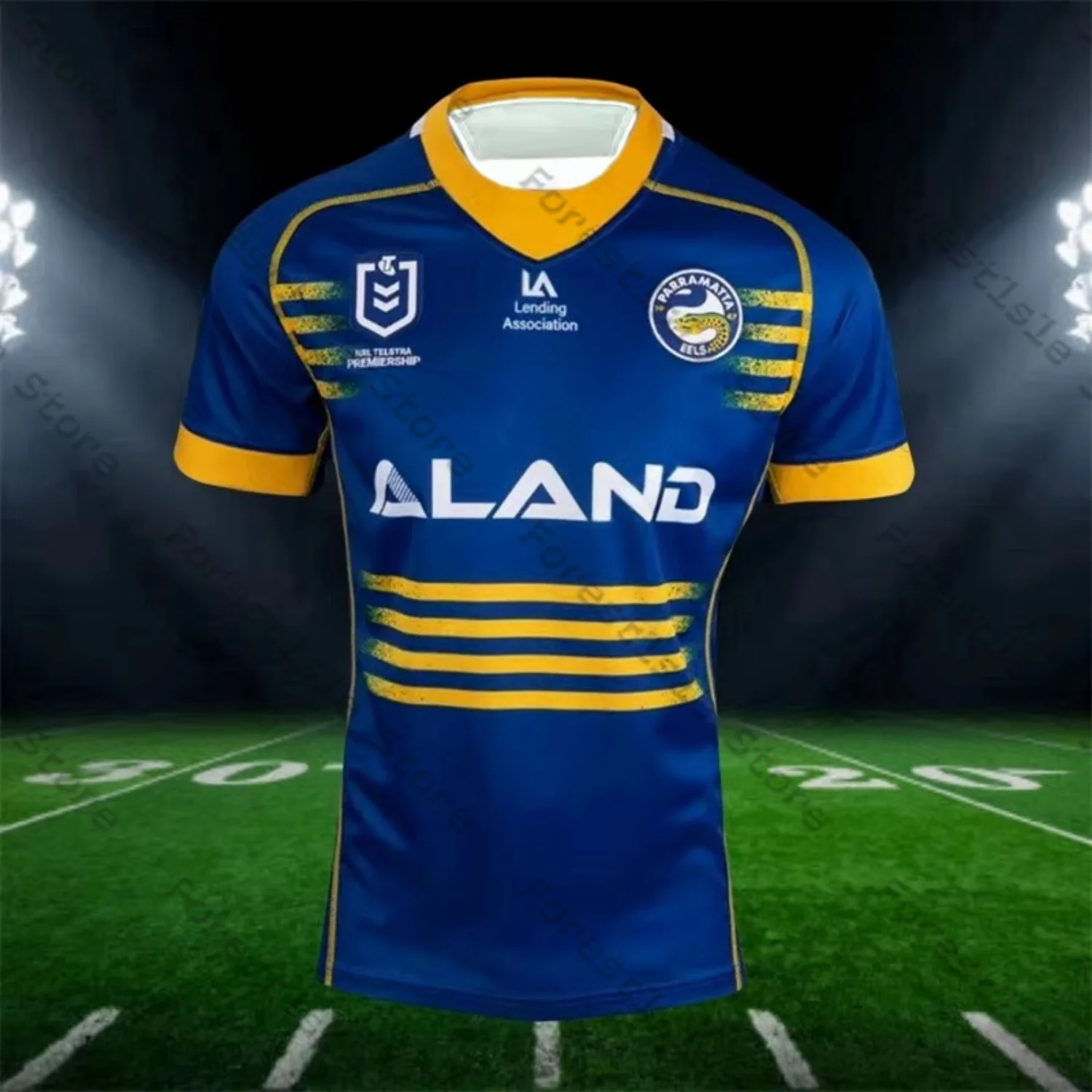 Summer Australian NRL Parramatta Eels Mens Away Jersey Training T-Shirt Fashion Jersey Sportswear Street Clothing men t shirts football jersey