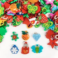 Pendants DIY Colorful Loom Rubber Band Bracelet Jewelry Making Beads Toy Colorful Animal Flower Beads Random Style Elastic Bands 6