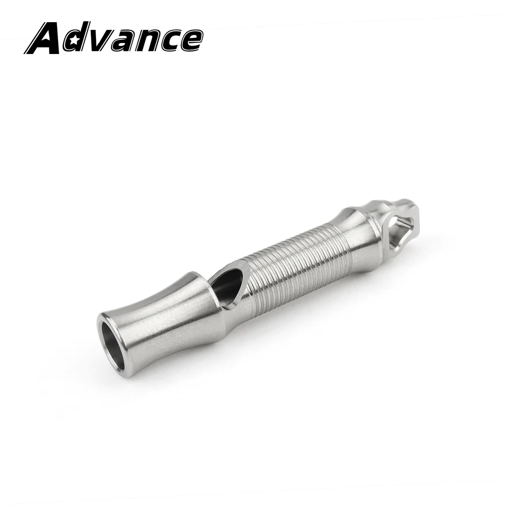 Stainless Steel Whistle Outdoor Training Supplies High-frequency Sound Whistle Camping Tool