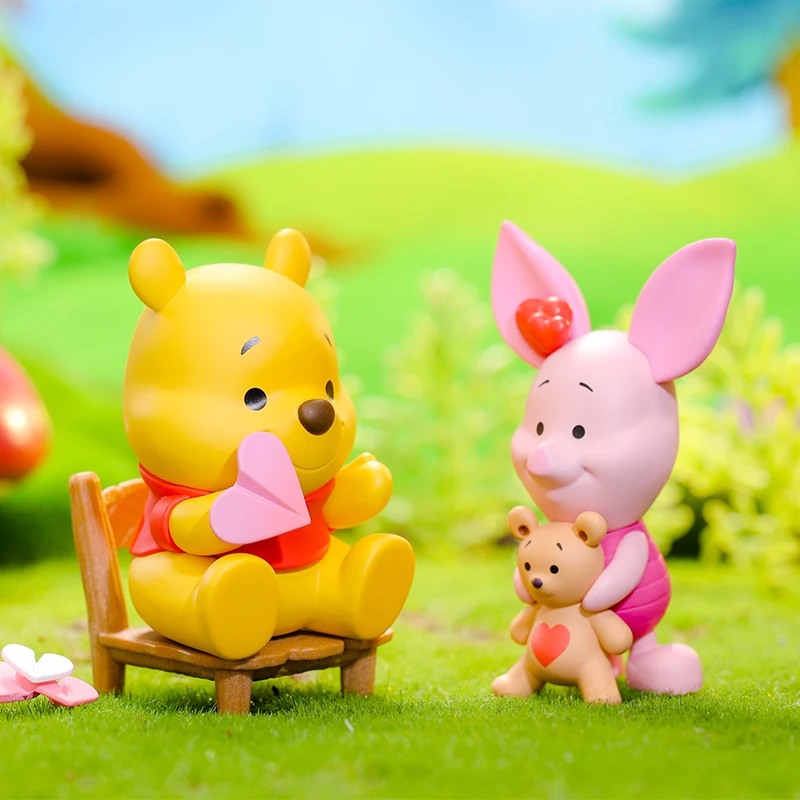 Disney Winnie The Pooh Sweet Series Winnie Pooh And Friends Maialino Tigger Eeyore Coniglio Gufo Action Figure Bambole Giocattoli Regalo Per Bambini