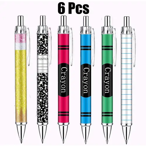 6/12 Pcs Teacher Ballpoint Pens Bulk Teacher'S Day Gift Flash Thank You Gifts For Ladies, Nurses, Colleagues Office Writing Gift - Image 8