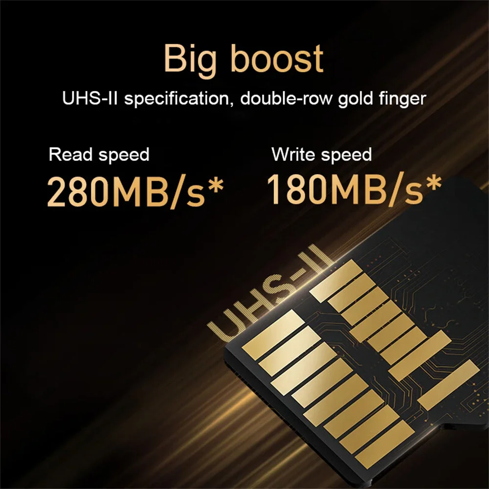 렉사 마이크로 SD 카드 1366X UHS I 1800X UHS II 골드 TF 메모리 카드 A1 V30 U3 4K A2 V60 DJI 드론, 닌텐도 스위치 게임 콘솔용