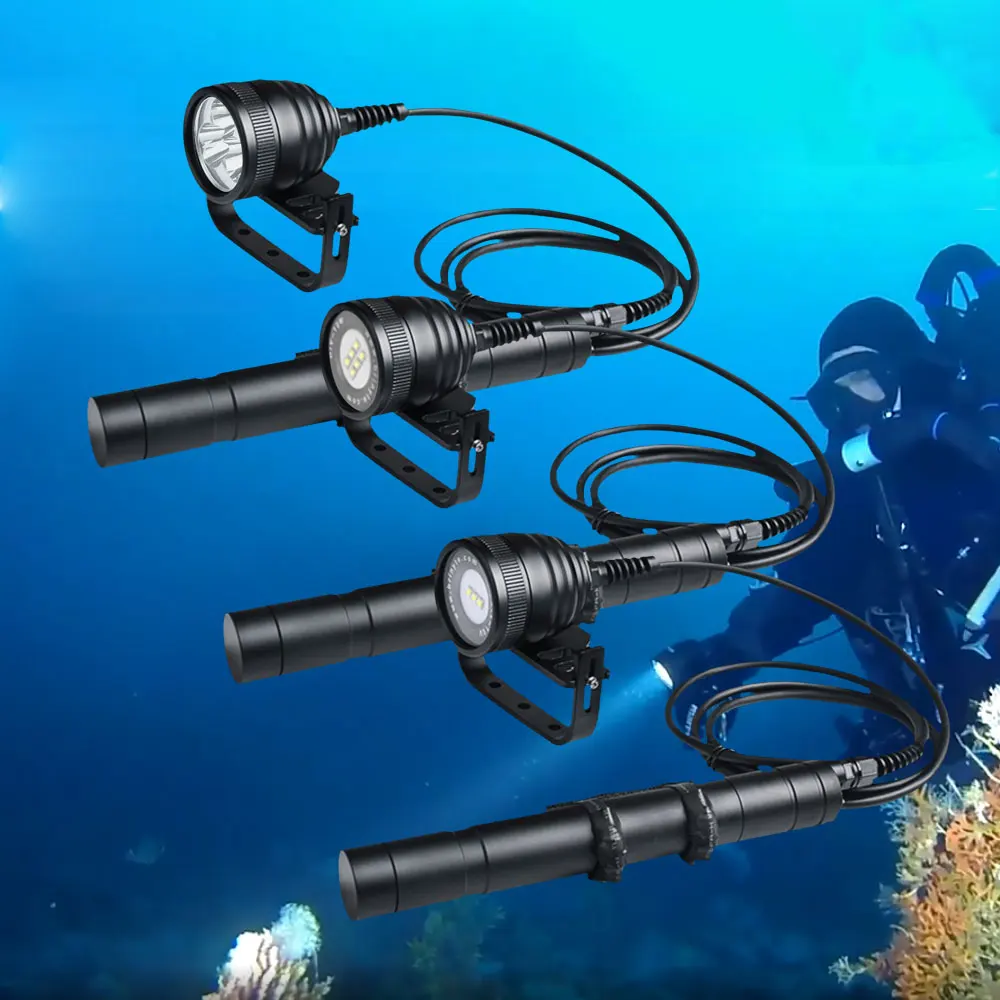 Div10 Div10v Div10w Canister Scuba Ipx8 Diving Light Torch Xml2 U4 Waterproof Led Dive Light