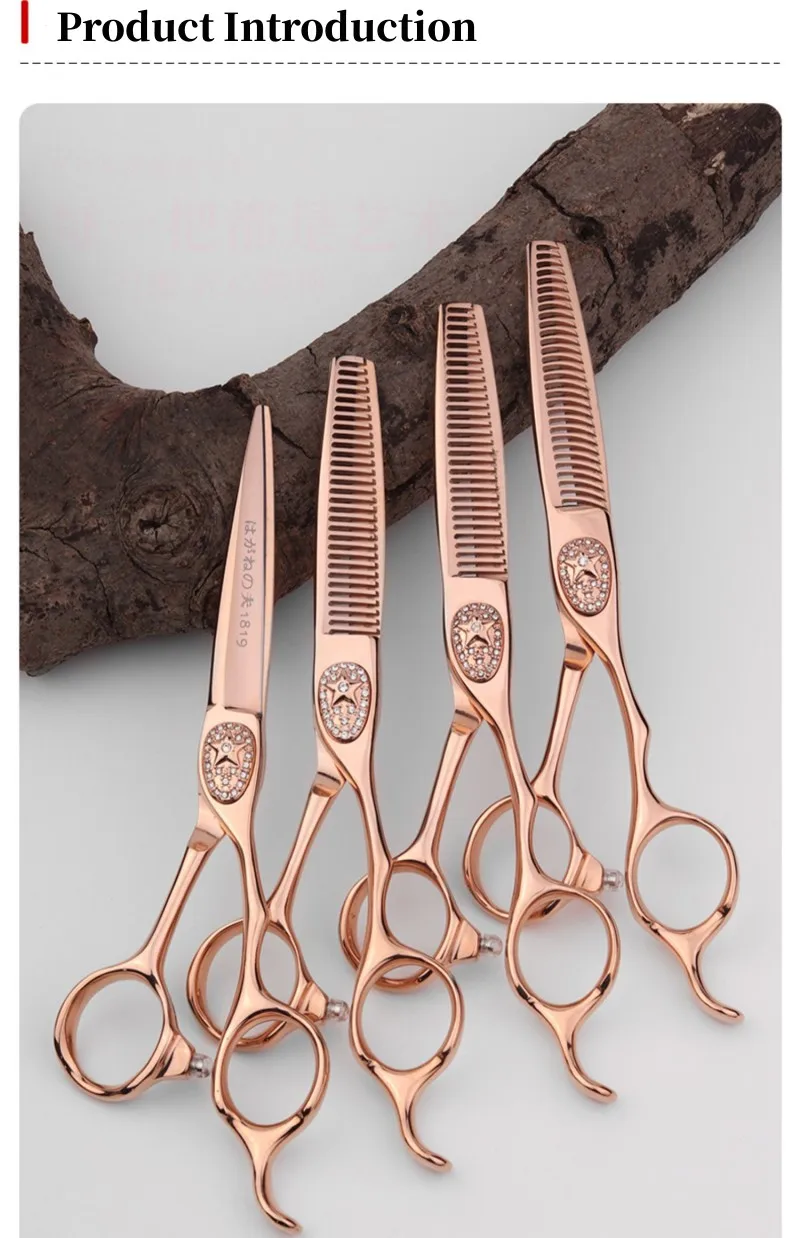 Description Picture 2 of itemHairdressing Scissors Professional Hairdresser Flat Hairdressing Scissors Scissors Thinning Scarless Cutting Fragmentation