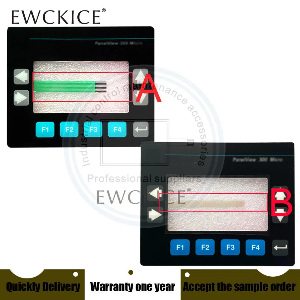Teclado do Teclado do Interruptor do Painel e Shell Plástico da Caixa Panelview 300 Micro 2711-m3a18l1 2711-m3a19l1 Hmi Plc Membrana Switch Novo - Imagem 3