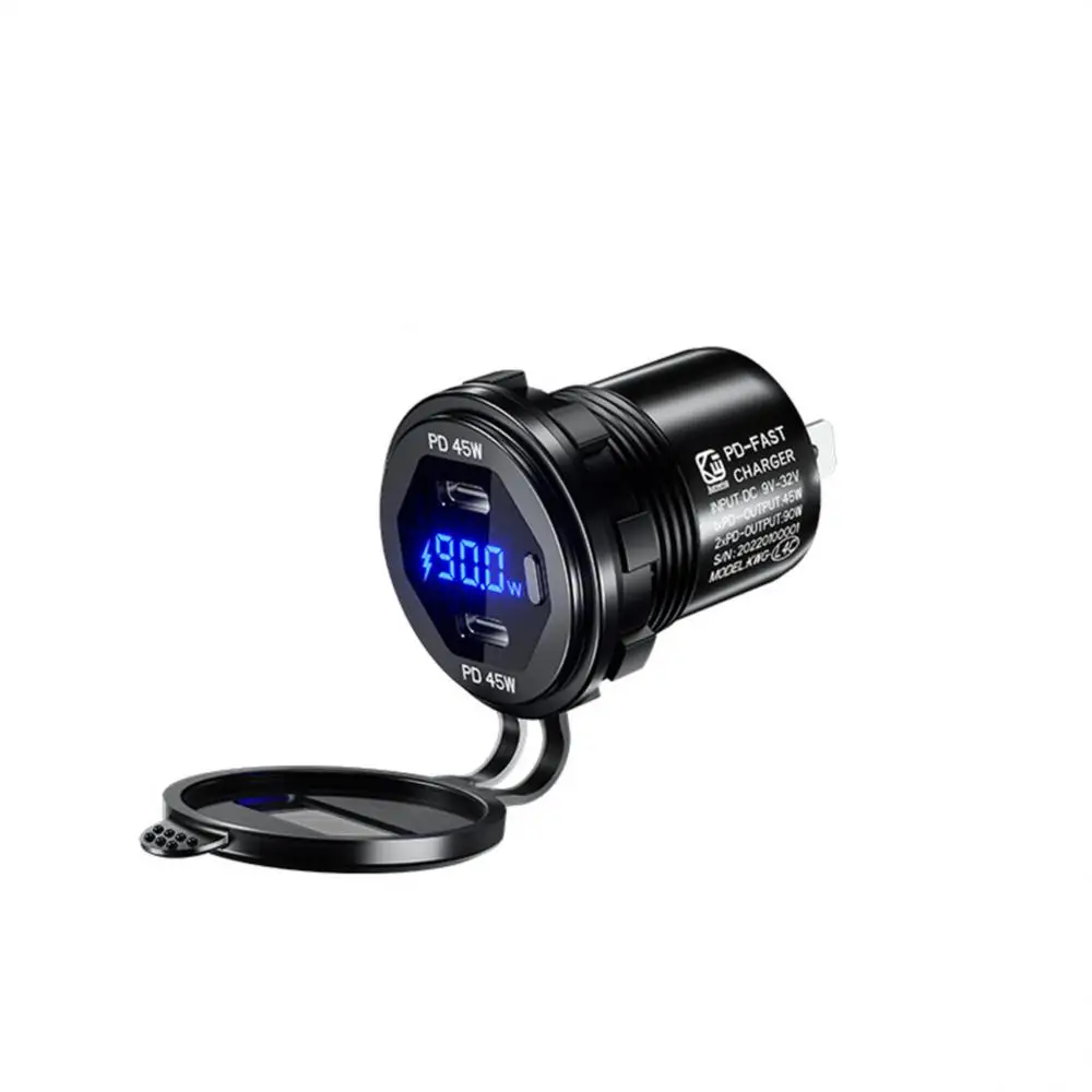 

Зарядное устройство с двумя USB-портами, 12 В, 24 В