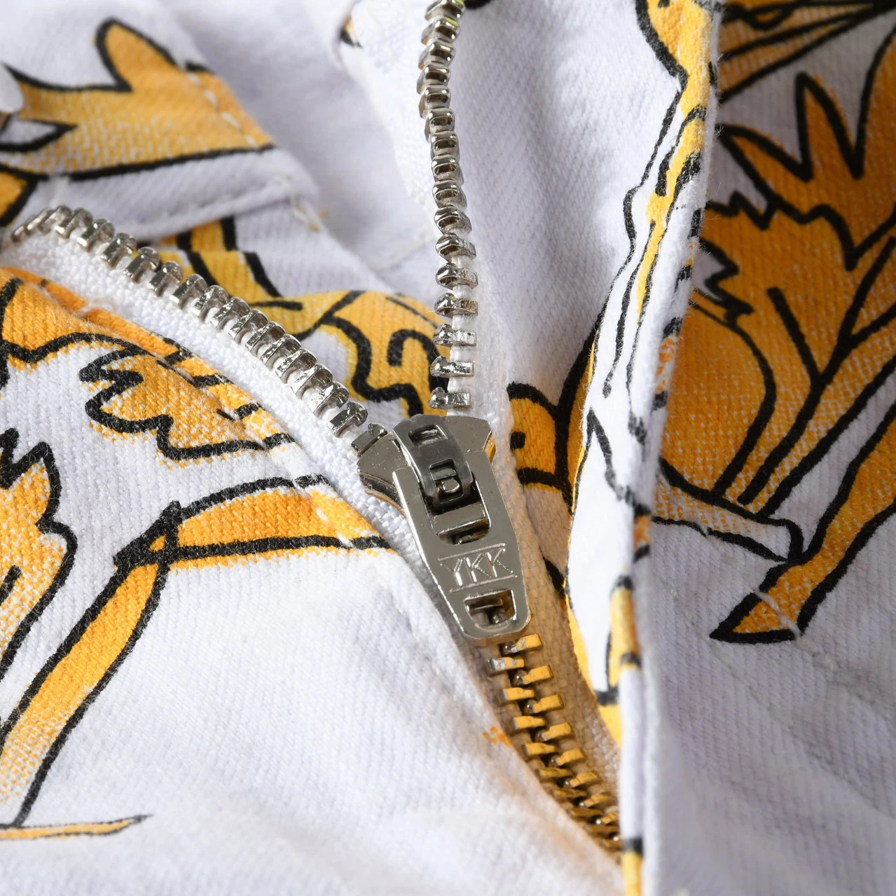 2023 New Men British Style Printed Jeans Fashion Casual Street Biker Slim Sexy Designe Men's Denim Pants Luxury Clothing Trouser