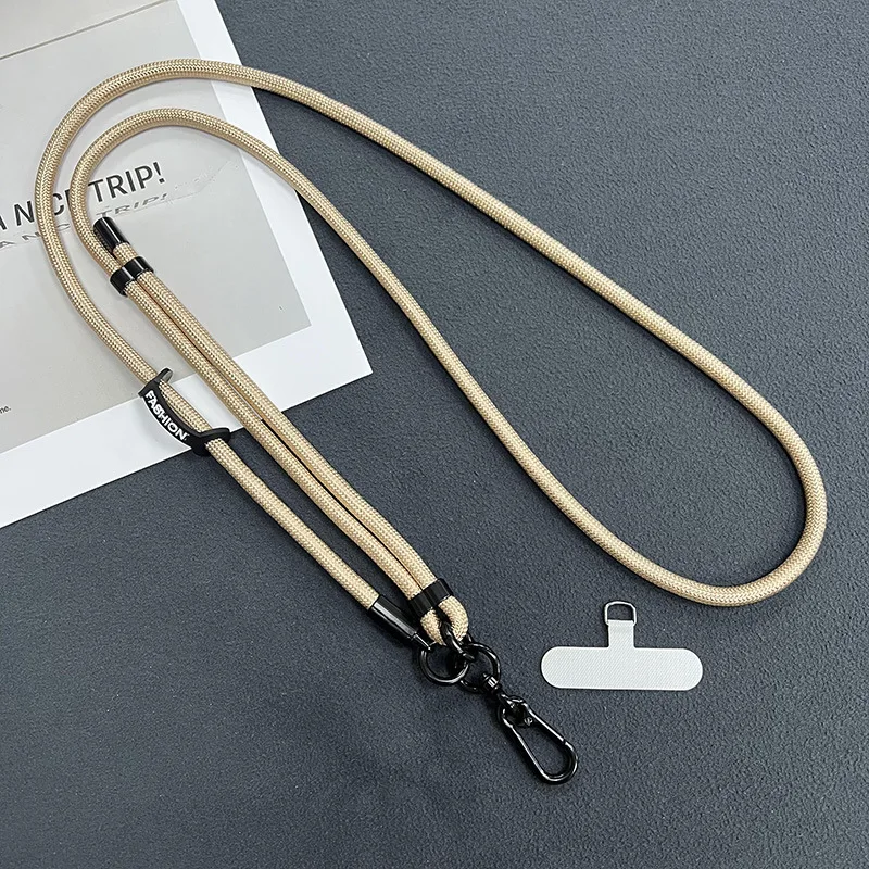 Versatile Crossbody Adjustable Phone Lanyard Strap with Detachable Neck Cord, 150cm