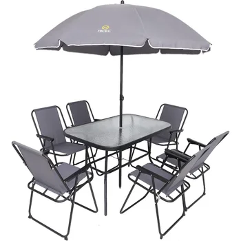 Patio Furniture Set with Umbrella 1